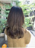 オリーブベージュ レイヤースタイル フローディアトリートメント
