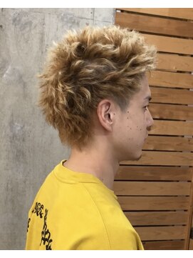 ヘアカロン 熊本本店(Hair CALON) メンズカットブリーチツイストスパイラルパーマツーブロック