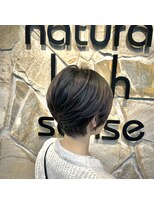 ナチュラルハイセンス 本店(natural high sense) 形がきれいなショート×ジェルカラー　似合わせカット/町屋駅