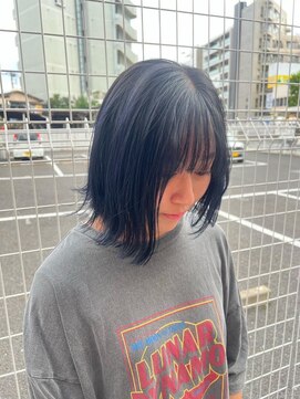 トリエ 川越(torie) ブルーブルージュグレージュブリーチダブルカラー髪質改善