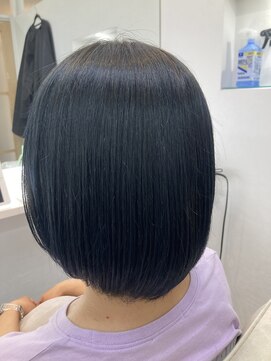 エクラートリアン 藤沢店(ECLART Lien) 暗髪丸みボブ[藤沢/髪質改善]