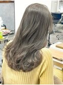 ブリーチなし透明感カラー/韓国風レイヤーこなれミディ/新宿