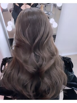 ジレ バイ マッドグラマー(GILET by mad grammar) [札幌韓国ヘア]パールラベンダー x ヨシンMIX