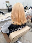 ケアブリーチ抜きっぱなし/ブロンドカラー/ハイトーン/名古屋