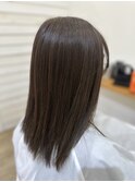 美髪カラー×透明感カラー