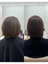 シンズ 銀座(sins)&nbsp;クセによる広がりもsinsストレートで扱いやすく♪[30代40代50代]