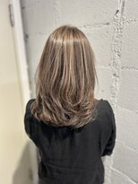 リュネッツ あざみ野店(lunettes)&nbsp;【白髪ぼかし】コントラストハイライトベージュ×レイヤーカット