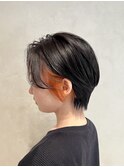 『イヤリングカラー&ハンサムショート』桜木町/みなとみらい