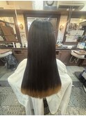 髪質改善ストレート×ナチュラルロング