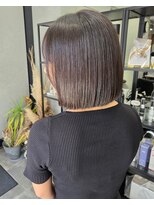 シャムオーツー 国分寺(CHAM:O2)&nbsp;切りっぱなしボブ/髪質改善縮毛矯正/ストレート/艶髪