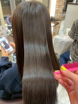 ルページ 千葉(lpage) 髪質改善/顔周りレイヤーカット/グレージュ[千葉/千葉駅]