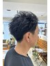 【ショートカット向け】メンズカット+メンズピンパーマ+トリートメント