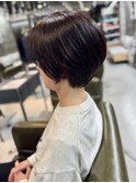 大人ショートボブ