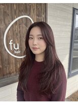 フゥカ 類家店(fuka)&nbsp;顔まわりレイヤー、ピンクブラウン