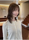 透明感オリーブカラー