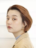ピープス 逗子 葉山(PEEPS)&nbsp;《忙しいママさんの味方》重めショートボブ（耳掛けして変化も）