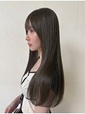 透明感◎髪質改善酸性ストレートロングヘア地毛風艶髪