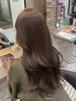 ヘアアンドメイク シークネクスト(HAIR&MAKE SeeK NEXT)&nbsp;マロンベージュ/レイヤーカット