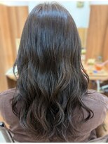 ブランシェ 利府店(Branche)&nbsp;髪質改善リトーノカラー/パールグレー/ミディアムスタイル