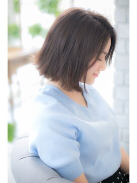 カノン(canon) 【canon】カラーで魅せる☆暗髪でツヤっぽいダークアッシュ