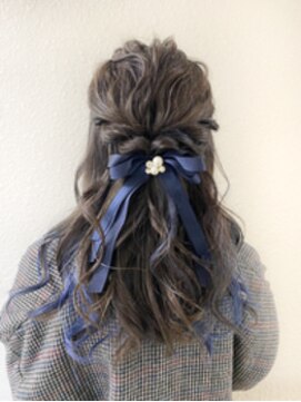 オアシス ガーデン 新越谷店(Oasis GaRDEN) リボン*ハーフアップ