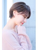 ヘアサロン ガリカ 表参道(hair salon Gallica) 【東 純平】大人かわいい 耳掛け 丸みショート