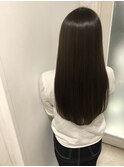 《GRANDLINE》ミネコラ髪質改善、透け感グレージュ