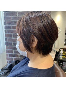 シエル 藤沢店(CIEL) 丸みメリハリショートボブ
