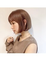 ラナ 渋谷(Lana)&nbsp;【Chill】大人かわいい季節のピンクベージュクールショートボブ