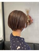 前下がりショートボブ