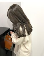 カミエ(kamie)&nbsp;＊オリーブグレージュ明るめ 透明感 三宮美容室 神戸