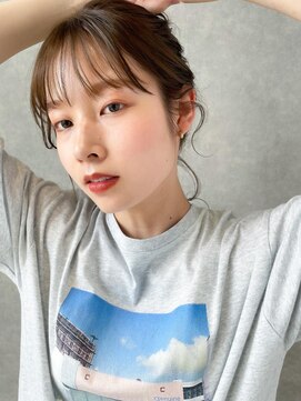 オブジェ シエル(obje't ciel) 【Obje’tciel】ルーズお団子ヘア【暮石唯】