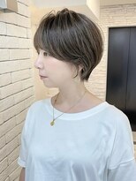 ヘアメイク シンズ レインボー(Hair Make SHIN'S RAINBOW)&nbsp;ショートボブ/大人巻き/ぷつっとボブ/ナチュラルモード/高松