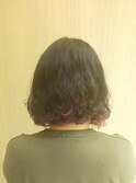 インナーカラーボブ