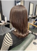20代30代40代大人可愛いくびれミディ/やわらかグレージュ