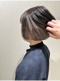 ROYショート/暗髪グレージュ・ハイトーングレージュ