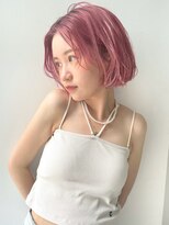 ピンクカラー／ピンクラベンダー／ダブルカラー／渋谷