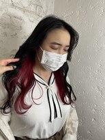 プライズ 成増店(prize)&nbsp;イヤリングカラーレッドシアーカラー成増