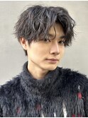 【aRietta大森】癖毛ぼかしパーマ×大人センターパート
