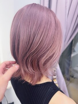 グーフィートーキョー 銀座(Goofy Tokyo) Goofy銀座/ブリーチダブルカラー/ピンクグレージュ