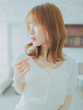 アラワラブルー(arrawarra blue) ミディアムレイヤー/20代/30代/40代/50代/倉敷/白楽町