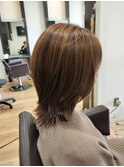 手入れ楽ちん！ミディアムレイヤー