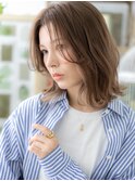 ■かきあげバングくびれヘアウルフカット401★川口20代30代40代