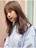 ベージュカラー/前髪カット/オージュア/髪質改善