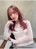 【ROJITHA原宿表参道】ピンクラベンダー×内巻きスタイル