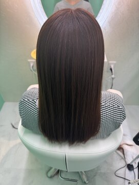 エラ(Ella) 白髪ぼかしオレンジカラー