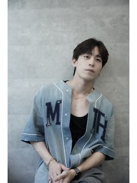 シン(syn) センターパート×コンマバング