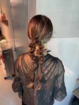シャルムバイケンジ(Charm.by KENJE)&nbsp;【ダブルポニーテール】結婚式/浴衣/銀座/ヘアセット/アレンジ