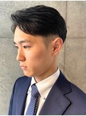 ビジネスヘア 七三分け 刈り上げ ツーブロック