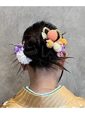 着物ヘアアレンジ